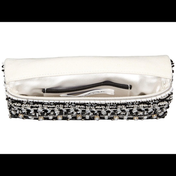 Oscar De La Renta Petite Bag Embroidered Satin - Picture 4 of 8